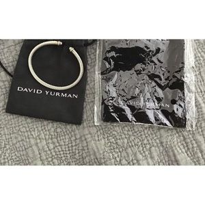 Cable classic bracket with 18k gold, 4mm